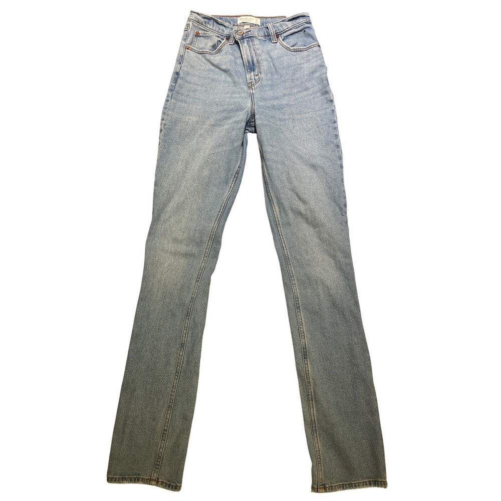Abercrombie & Fitch Jeans Sz 26/2XL Curve Love 90s Slim Straight Ultra High Rise